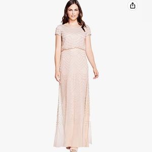 Adrianna Papell Beaded Gown Dress